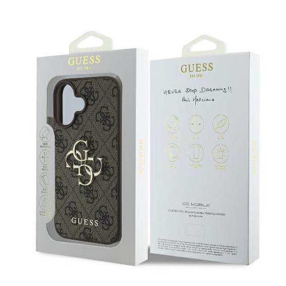 Puzdro GUESS 4G Big Metal Logo pre iPhone 16