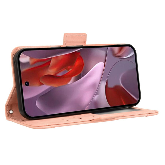 Klapkové puzdro pre Google Pixel 9A, Card Slot, ružové
