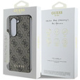 GUESS Obal na mobil pre Samsung Galaxy ZFold 6, 4G Charms Collection Hardcase, hnedé