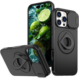 Puzdro pre iPhone 16 Pro Max, Military Magnet, pre MagSafe, čierne