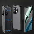 Puzdro pre OnePlus 11 5G, Magnetic Dual Glass, čierne