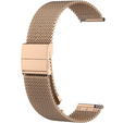 Bransoleta Milanese z teleskopem 20mm, Rose Gold