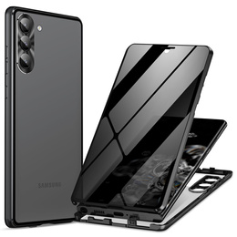 Puzdro pre Samsung Galaxy S24, Privacy Dual Glass, čierne