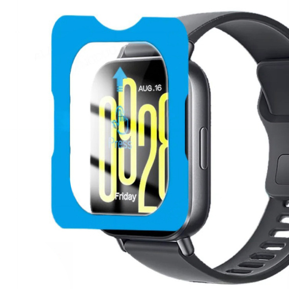 2x tvrdené sklo s montážnym rámom ERBORD pre Xiaomi Redmi Watch 5 Active