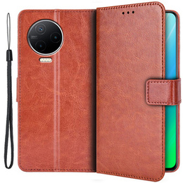 Klapkové puzdro pre Infinix Note 12 2023, Wallet, hnedé