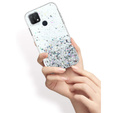 Obal na mobil pre Oppo A15 / A15s, Glittery, priehľadné