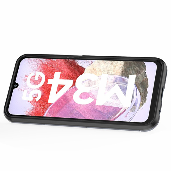 Obal na mobil pre Samsung Galaxy M34, Kickstand Ring, modré