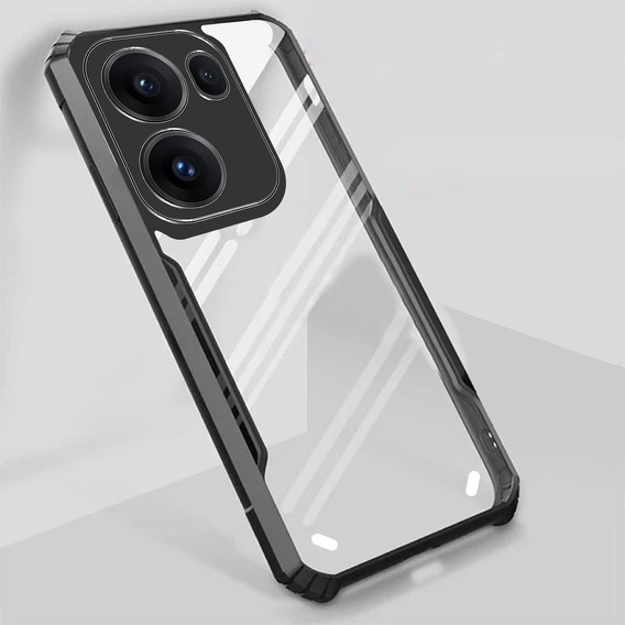 Obal na mobil pre Oppo Reno 13F / Oppo Reno 13FS, AntiDrop Hybrid, čierne