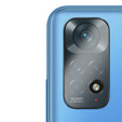 Tvrdené sklo na fotoaparát pre Xiaomi Redmi Note 11, modré