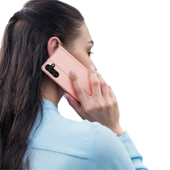 Dux Ducis Obal na mobil pre Samsung Galaxy A14 4G/5G, Skinpro, ružové rose gold