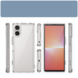 Obal na mobil pre Sony Xperia 5 V, Fusion Hybrid, priehľadné