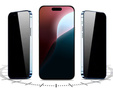 ERBORD Anti-Spy ochranné tvrdené sklo pre iPhone 17 Pro / 17 / 16 Pro, ERBORD Anti-Spy Tempered