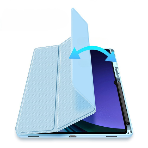 Puzdro pre Samsung Galaxy Tab S10 Ultra, Dux Ducis TOBY, modré