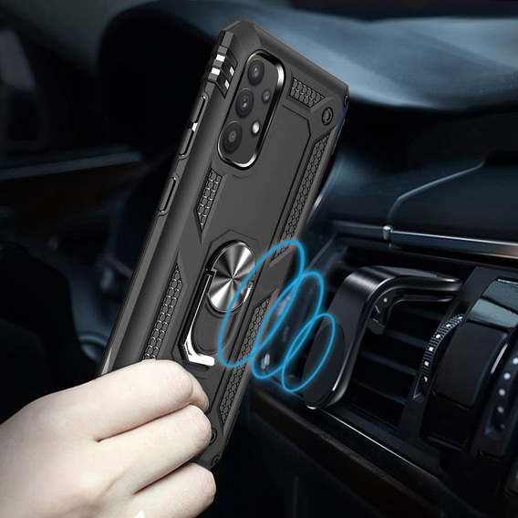 Pancierované obal na mobil pre Samsung Galaxy A72 5G, Nox Case Ring, modré