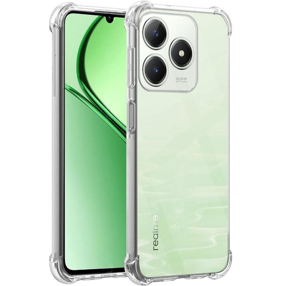 Obal na mobil pre Realme C63, Dropproof, priehľadné