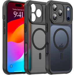 Matné puzdro pre iPhone 17 Pro Max, pre Magsafe, matné čierne