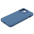 Obal na mobil pre iPhone 15 Pro, Silicone Lite, tmavomodré