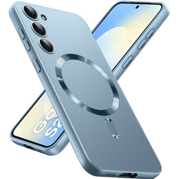 Puzdro pre Samsung Galaxy S25 FE, ColorMag, pre MagSafe, modré