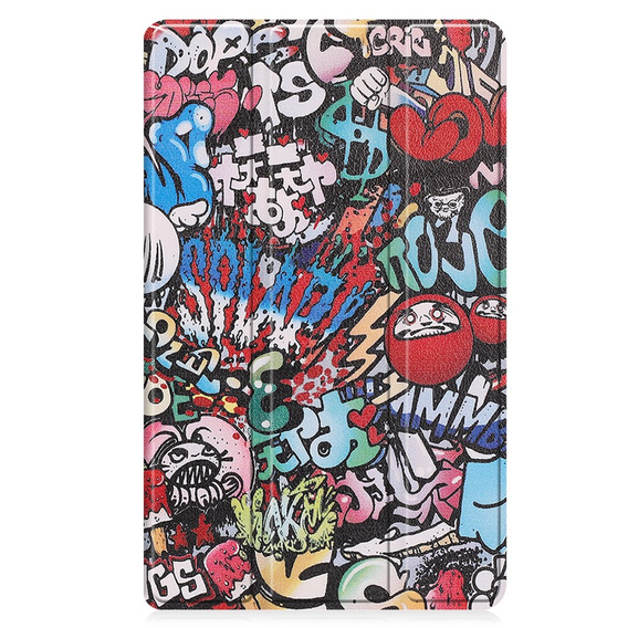 Puzdro pre Lenovo Tab M8 Gen 4 TB-300FU, Smartcase, graffiti