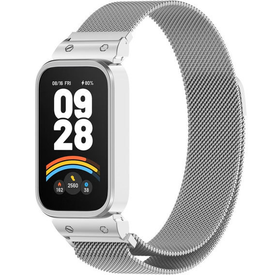 Milánsky náramok pre Samsung Galaxy Fit 3, čierny