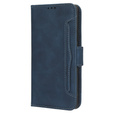 Klapkové puzdro pre Honor 70 5G, Card Slot, tmavomodré