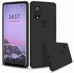Obal na mobil pre Samsung Galaxy A40, Silicone Lite, čierne