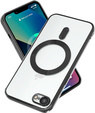 Puzdro pre iPhone 7 / 8, Electro MagSafe, čierne + sklo na displej