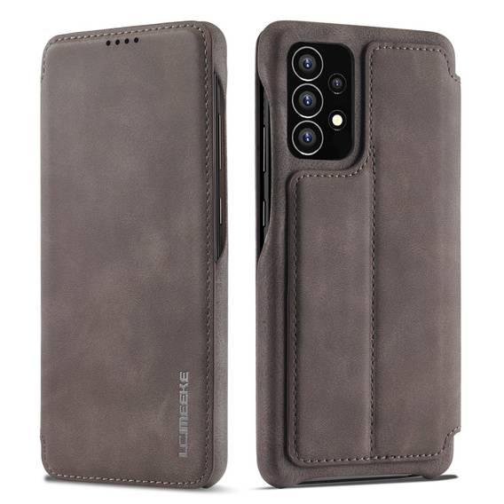 Klapkové puzdro pre Samsung Galaxy A53 5G, LC.IMEEKE, káva