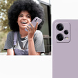 Obal na mobil pre Xiaomi Redmi Note 12 Pro+ 5G, Silicone Lite, fialové