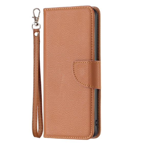 Klapkové puzdro pre Nokia G11 / G21, Litchi Wallet Case, hnedé