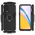 Obal na mobil pre OnePlus Nord 2 5G, Kickstand Ring, čierne