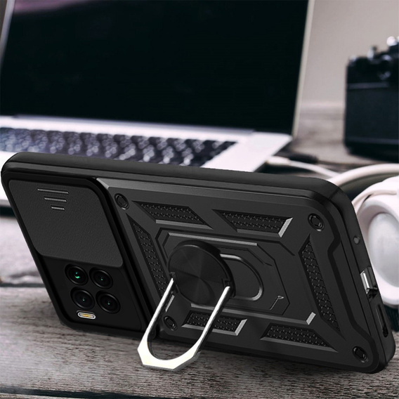 Obal na mobil pre T Phone 2 Pro 5G, CamShield Slide, čierne