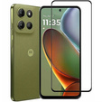3D tvrdené sklo pre Motorola Moto G15 / Motorola Moto G15 Power, čierny rám