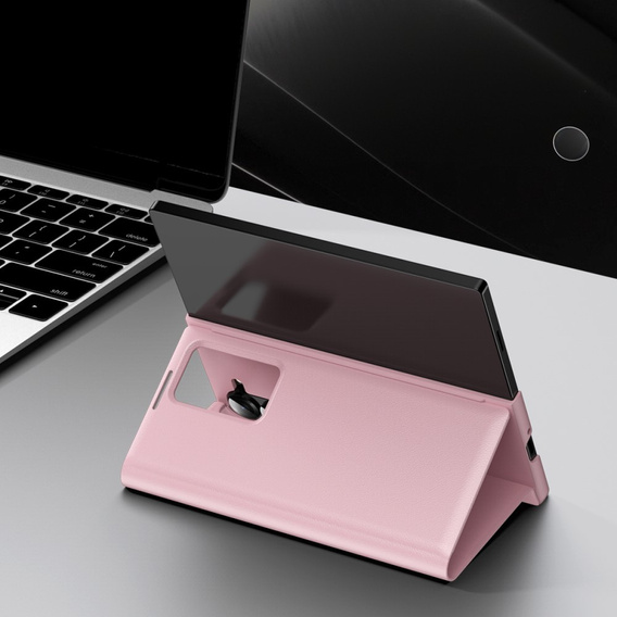 Flipové puzdro pre Samsung Z Fold5 5G, Smart View Wallet, ružové