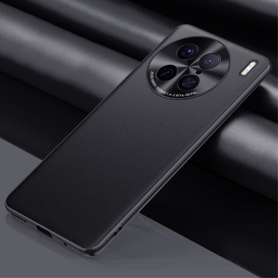 Kožené puzdro pre Vivo X90 Pro 5G, leather hybrid, čierne