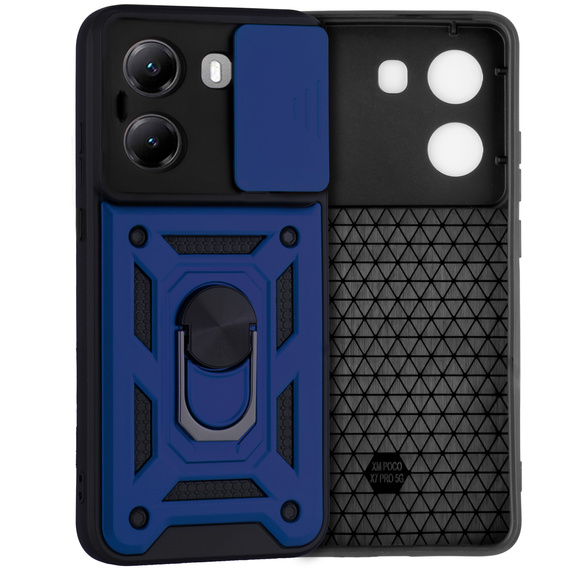 Obal na mobil pre Xiaomi Poco X7 Pro 5G, CamShield Slide, modré