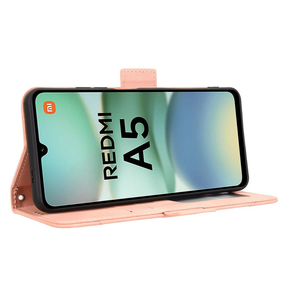 Klapkové puzdro pre Xiaomi Redmi A5, Card Slot, ružové
