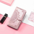 Klapkové puzdro pre Oppo Reno 11F 5G, Mandala, ružové rose gold