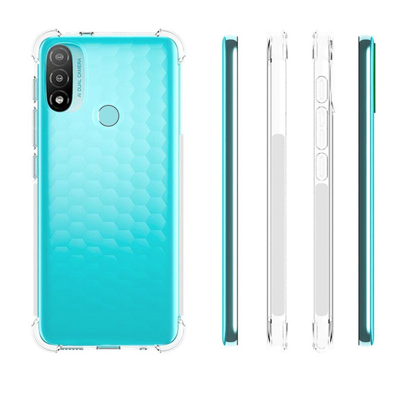 Obal na mobil pre Motorola Moto E20/E30/E40, Dropproof, priehľadné