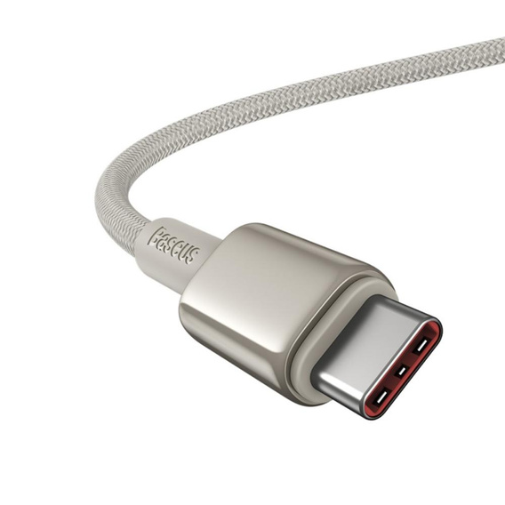 Baseus Tungsten Gold USB-C kábel na USB-C 100 W 1 m – Titanium Galaxy, zlatý