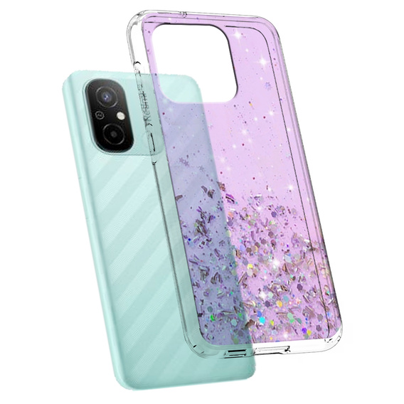 Obal na mobil pre Xiaomi Redmi 12C, Glittery, fialové