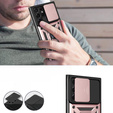 Obal na mobil pre Samsung Galaxy S23 Ultra, CamShield Slide, ružové rose gold