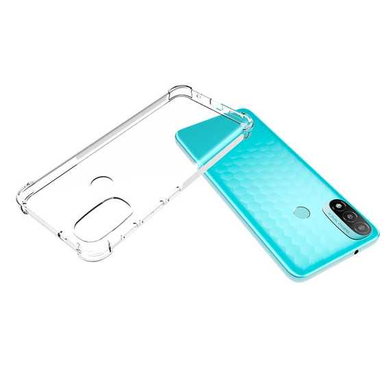Obal na mobil pre Motorola Moto E20/E30/E40, Dropproof, priehľadné