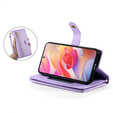 Klapkové puzdro pre Samsung Galaxy A56 5G, Wallet Zipper Pocket, fialové