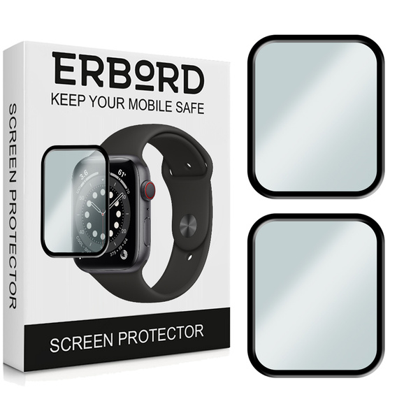 2x hybridné sklo ERBORD pre Apple Watch 4/5/6/SE 44mm