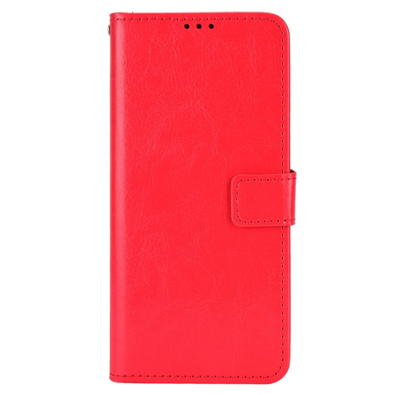 Klapkové puzdro pre Oppo A17, Crazy Horse Wallet, červené