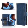 Klapkové puzdro pre Realme GT 7 / 7T, Card Slot, tmavomodré