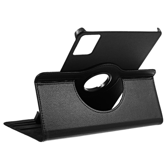 Puzdro pre Lenovo Idea Tab 11" 2025 TB336FU TB336ZU, otočné o 360, so stojanom, čierne