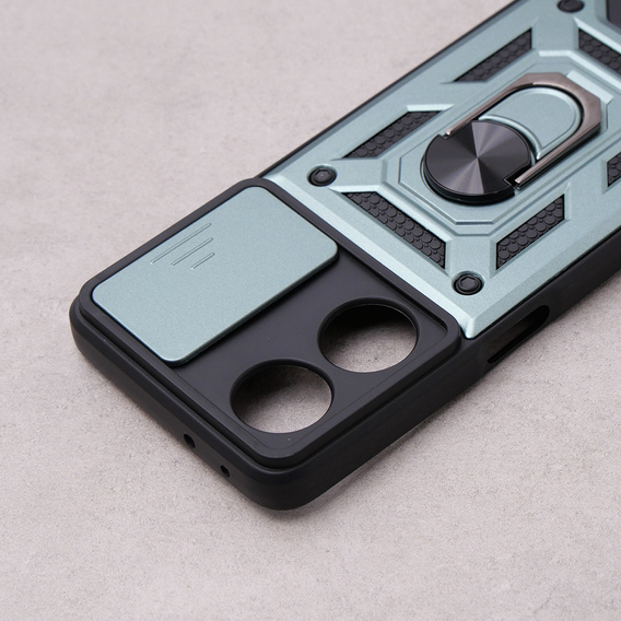 Obal na mobil pre Oppo A98 5G, CamShield Slide, zelené