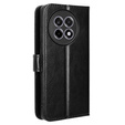 Klapkové puzdro pre OnePlus 13R, Crazy Horse Wallet, čierne